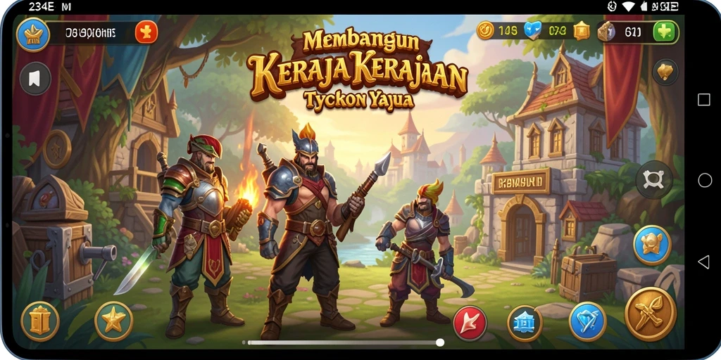 Tampilan gameplay Tycoon yang menarik dan dinamis.