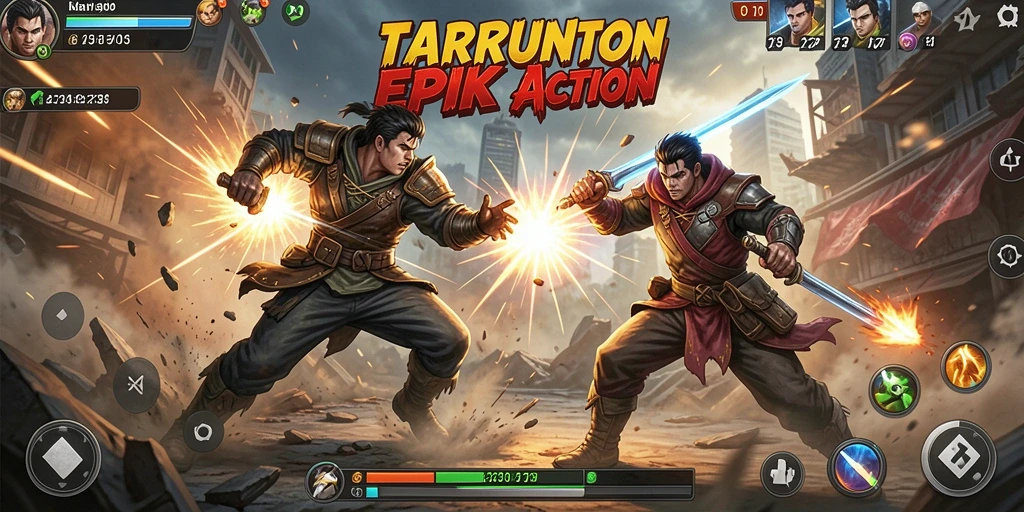 Tampilan gameplay seru di game 2739 dengan aksi mendebarkan.