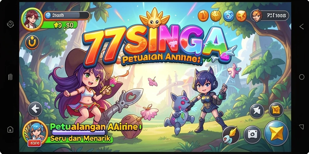 Gameplay dinamis dengan karakter Anime yang menarik.