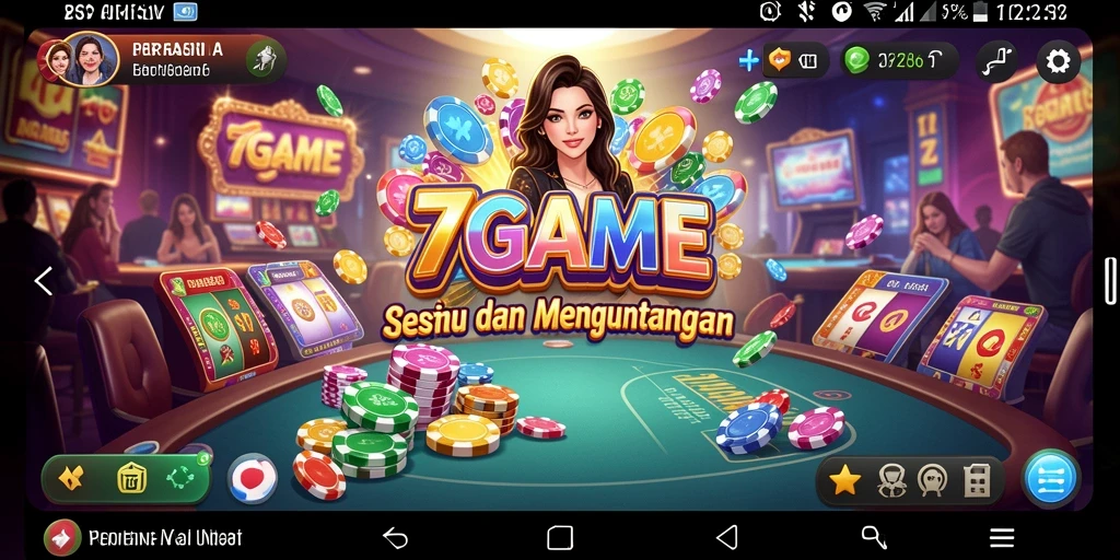 Tangkapan layar dari gameplay seru di 7GAME Kasino.