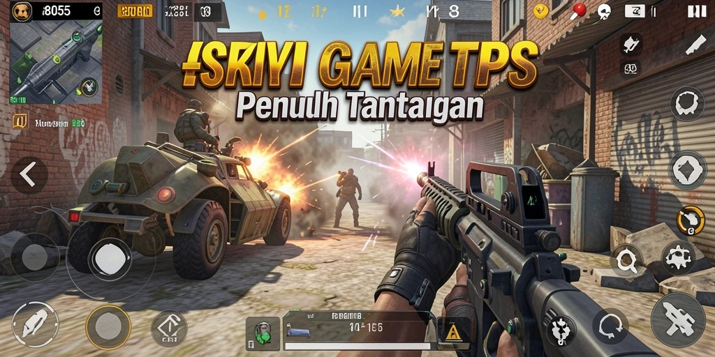 Tampilan gameplay seru dalam 8055 dengan aksi mendebarkan.