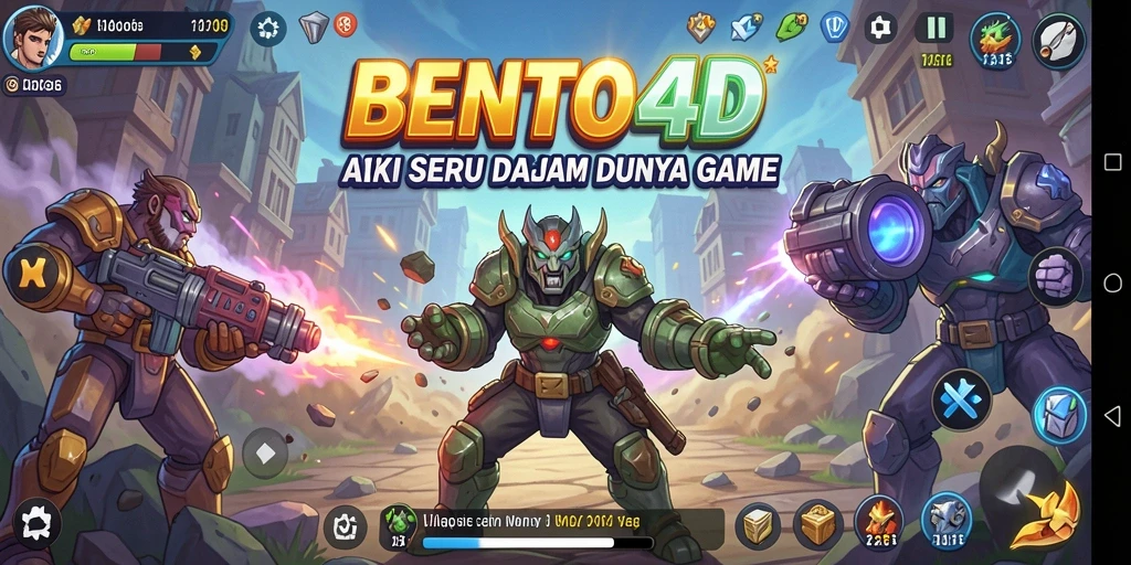 Screenshot gameplay BENTO4D yang menegangkan dan penuh aksi.