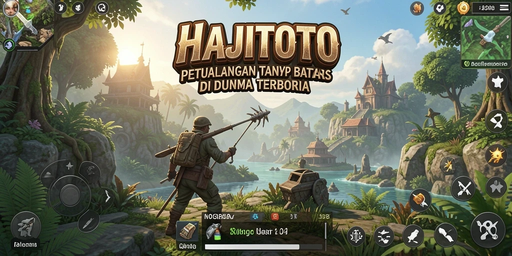 Screenshot menampilkan gameplay seru dalam dunia terbuka HAJITOTO.